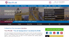 Desktop Screenshot of nextworldimmigration.com